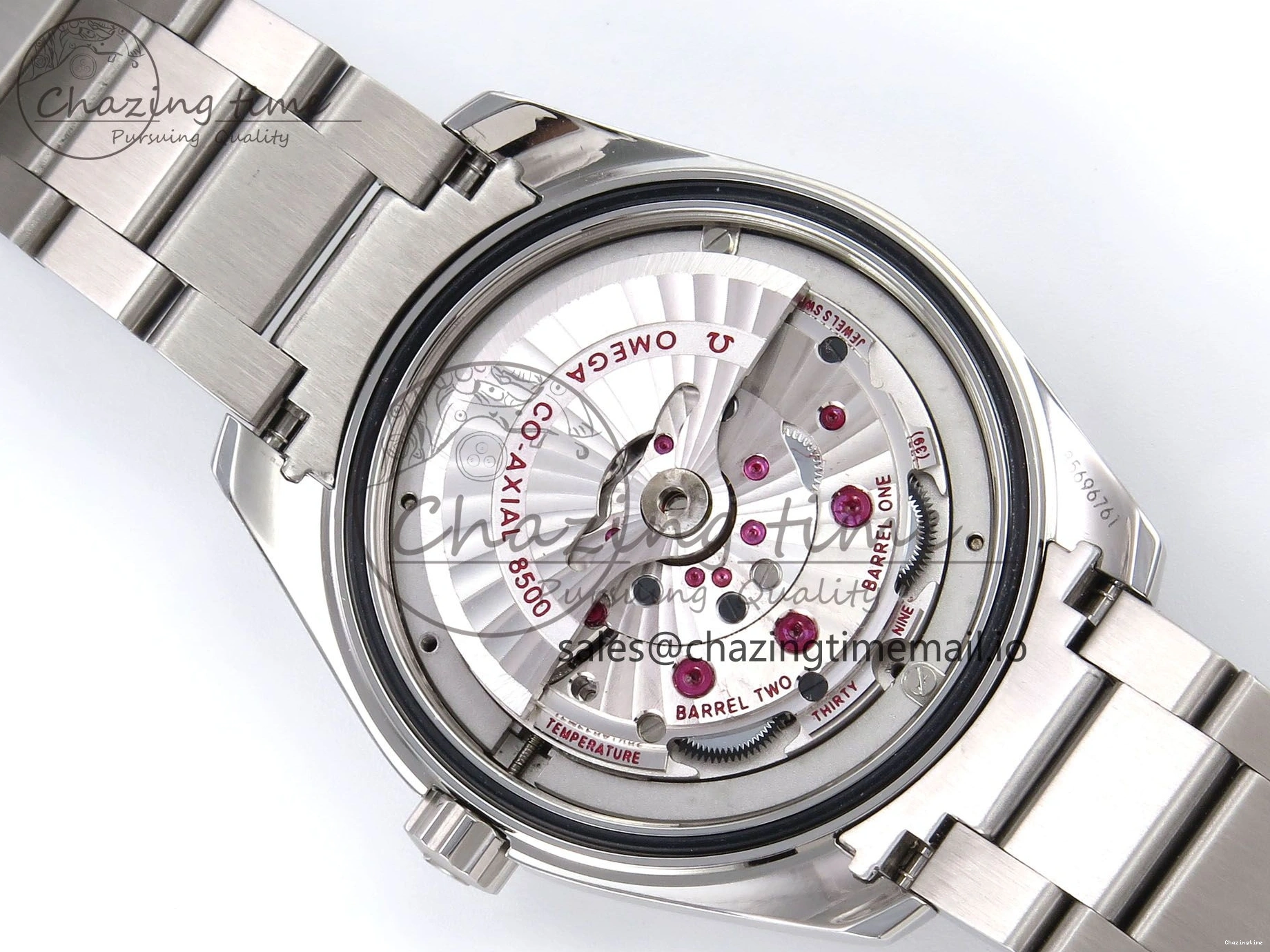 0108 Aqua Terra 150M GMT OMF 1:1 Best Edition White Blue Dial on SS Bracelet A RelaxedFit 7709